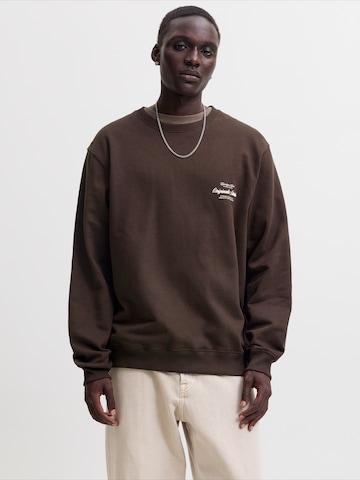 Felpa 'JORNORREBRO' di JACK & JONES in marrone: frontale