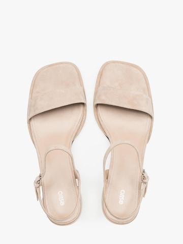 Estro Sandaal '203-24110-35' in Beige