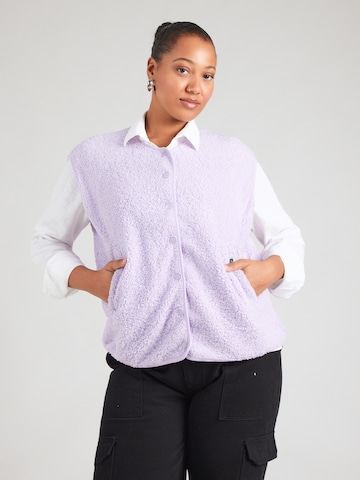 Vestă 'PCKATTY' de la PIECES Curve pe mov: față