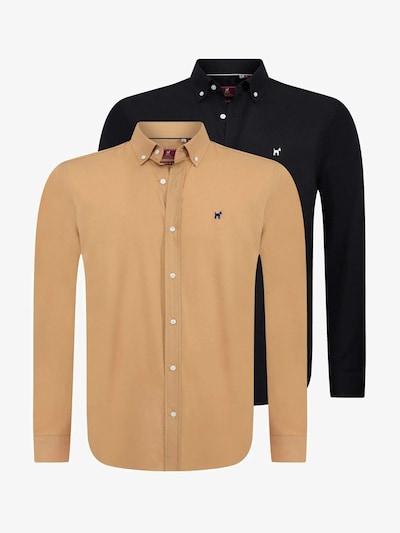 Williot Button Up Shirt in Cappuccino / Black, Item view