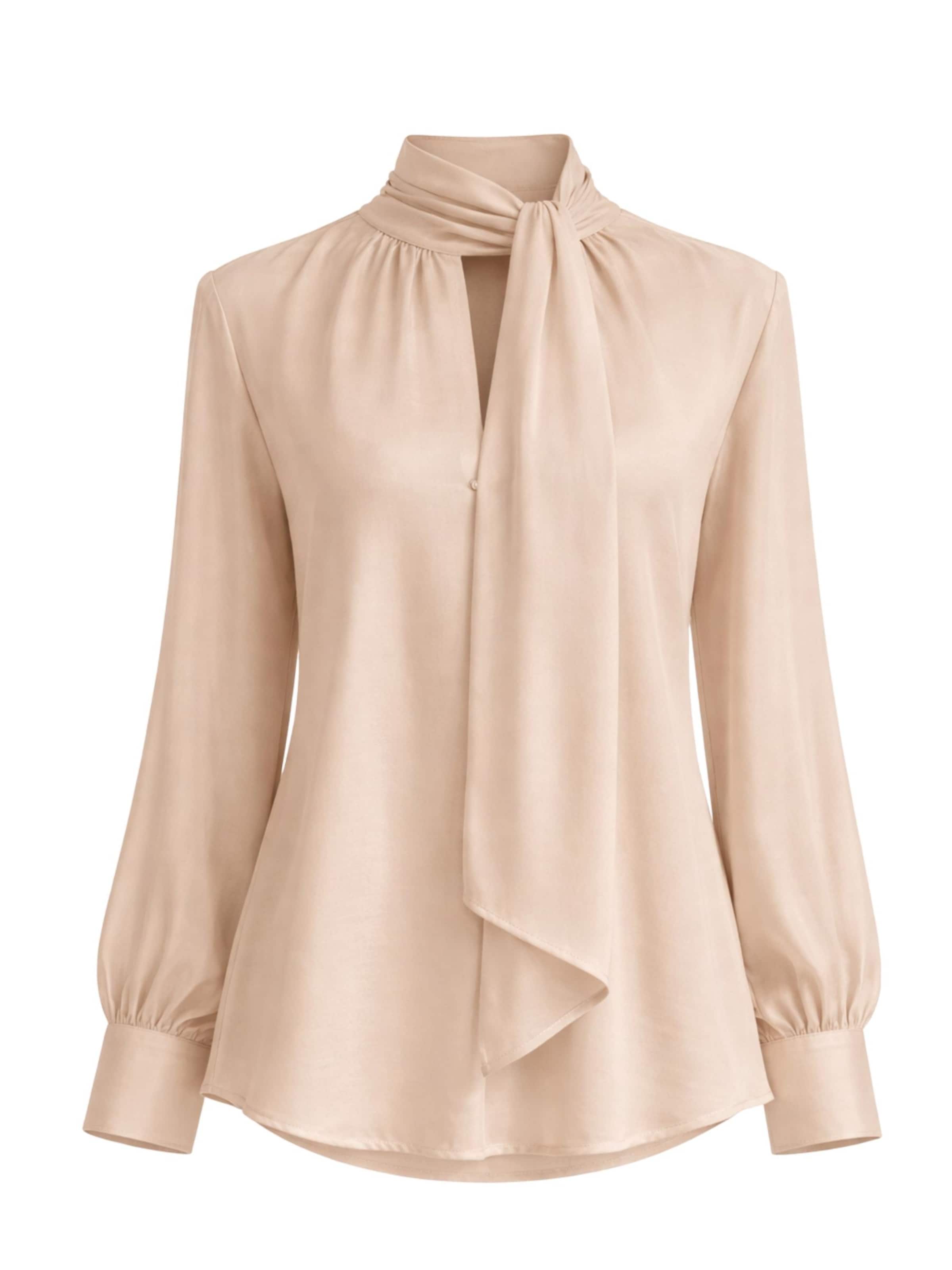 Chemisier SEVENTY en beige : devant
