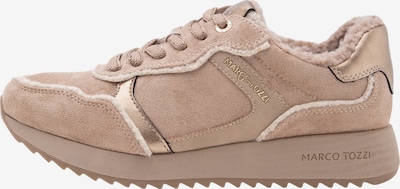 Sneaker low pe 36 MARCO TOZZI pe auriu - roz / gri taupe, Vizualizare produs