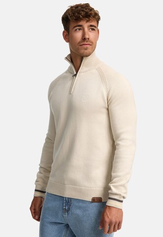 INDICODE JEANS Sweater 'Swift' in Beige