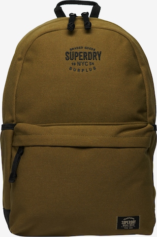 Superdry Rugzak in Groen: voorkant