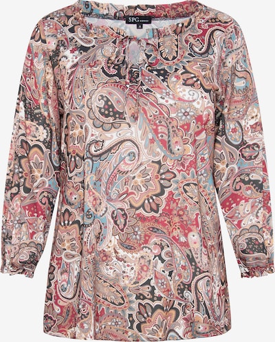 SPGWOMAN Druckbluse in rot, Produktansicht