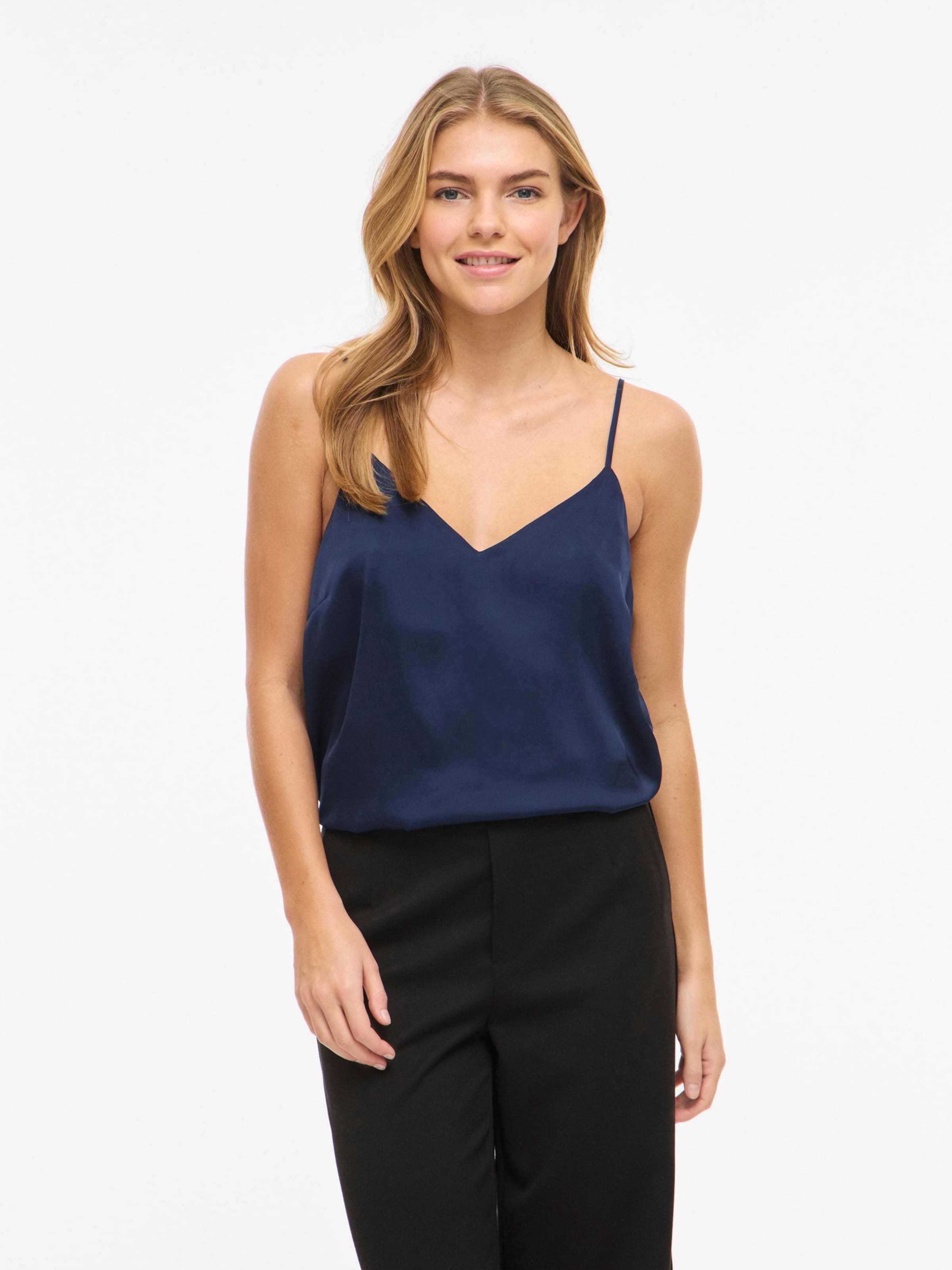 VILA - Top 'Vienna Ravenn' en azul: frente