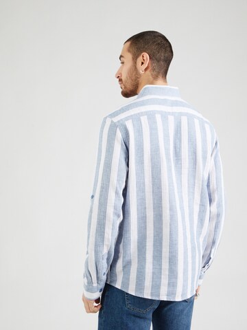 mėlyna INDICODE JEANS Standartinis modelis Marškiniai 'Donuld'