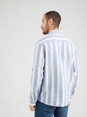 INDICODE JEANS - Ajuste regular Camisa 'Donuld' en azul