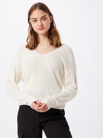 Miss Selfridge Sweater in White: front