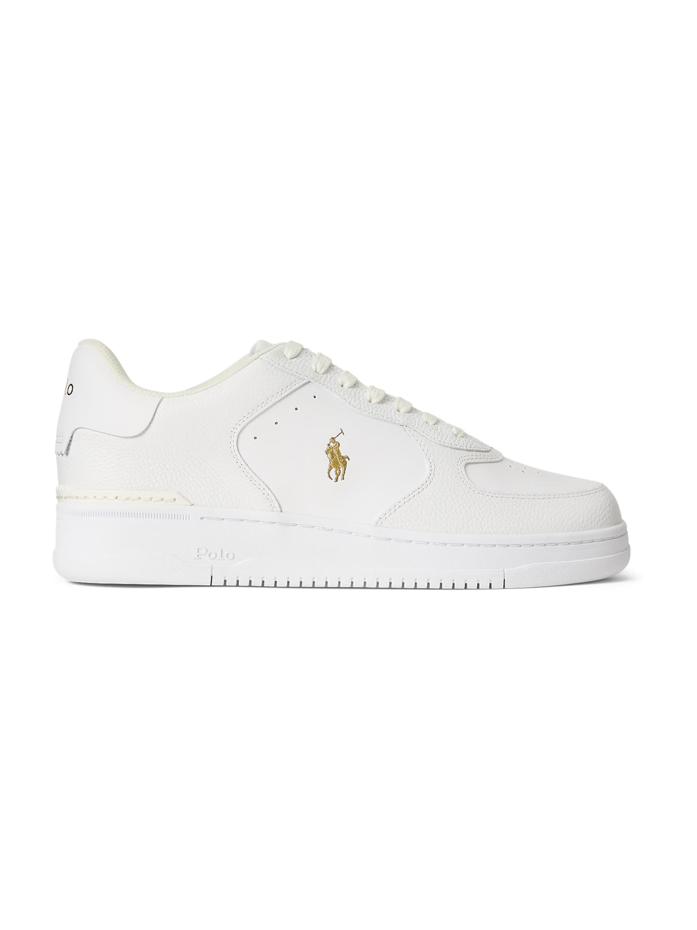 Polo Ralph Lauren Sneakers in White: front