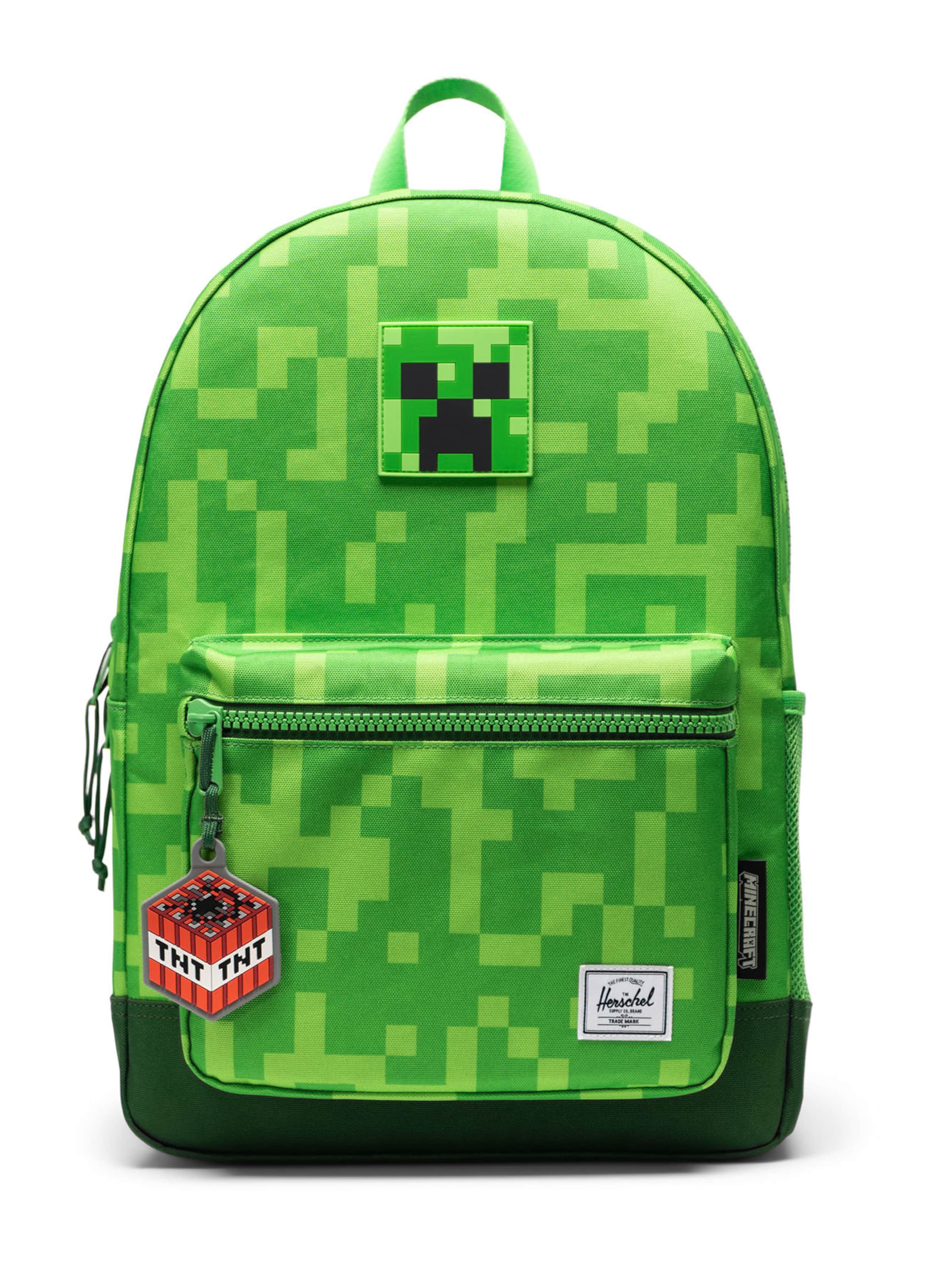Herschel Σακίδιο πλάτης 'Minecraft Heritage' σε πράσινο: μπροστά