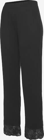 LASCANA Pajama pants in Black