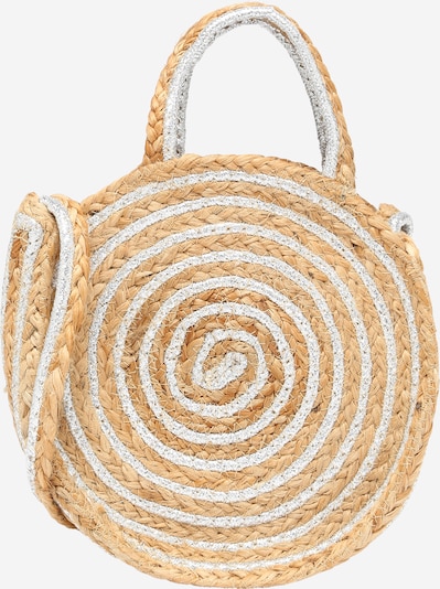PIECES Handtasche 'TILO' in sand / weiß, Produktansicht