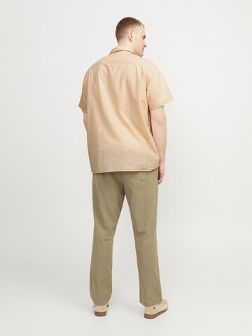 Jack & Jones Plus Slim Fit Hemd in Orange