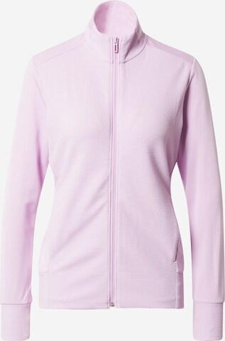 Veste de sport ADIDAS GOLF en violet : devant