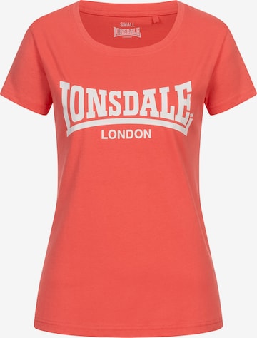 oranžs LONSDALE T-Krekls 'Cartmel': no priekšpuses