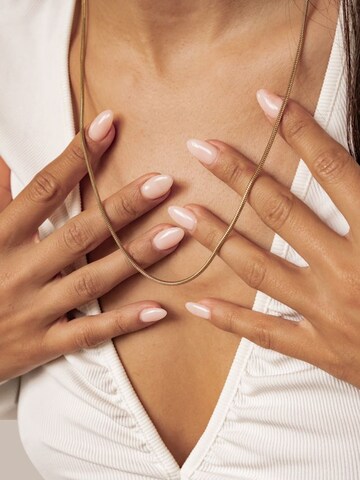 Hey Happiness - Cadena 'Serpent Glow' en oro: frente