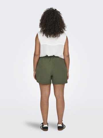 ONLY Carmakoma Regular Broek in Groen