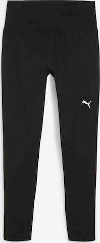 PUMASkinny Sportske hlače - crna boja: prednji dio