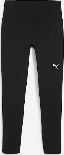 PUMA Calças de desporto em preto / branco, Vista do produto