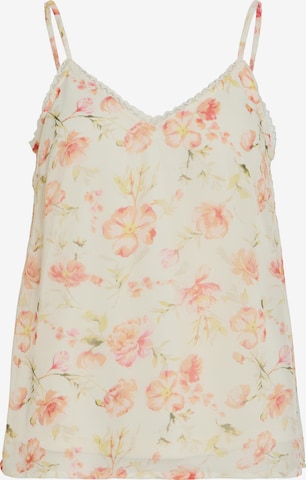 VILA Top 'VIEMMA' in Grijs: voorkant