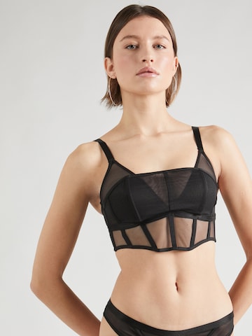 Corsage 'Boo' Hunkemöller en noir : devant