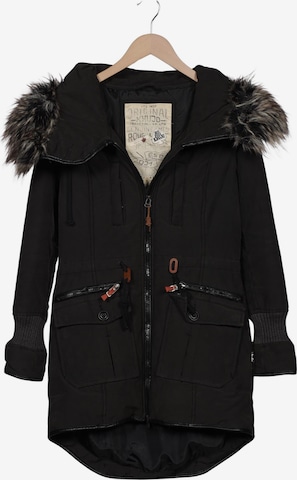 khujo Mantel M in Schwarz: Vorderseite