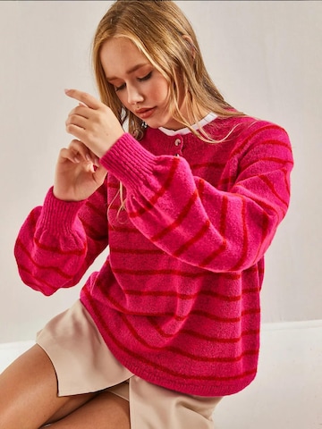 Pullover di Bianco Lucci in rosa