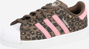 ruda ADIDAS ORIGINALS Sportbačiai 'SUPERSTAR II C': priekis