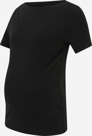 Vero Moda Maternity - Camiseta 'PANDA' en negro: frente