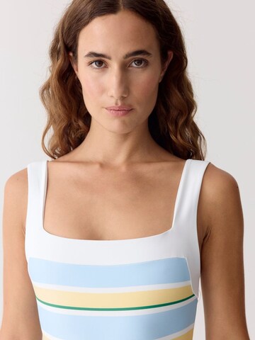 SEABASS Klassiek Badpak 'Women Swimsuit Elle' in Blauw
