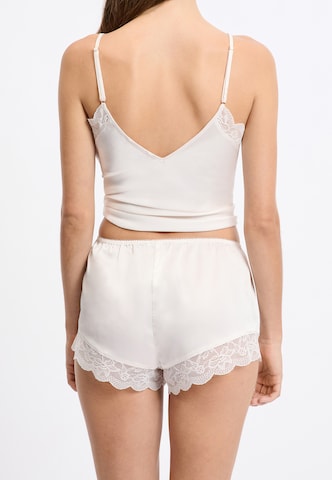 ETAM Pyjamashorts 'Desire' in Beige