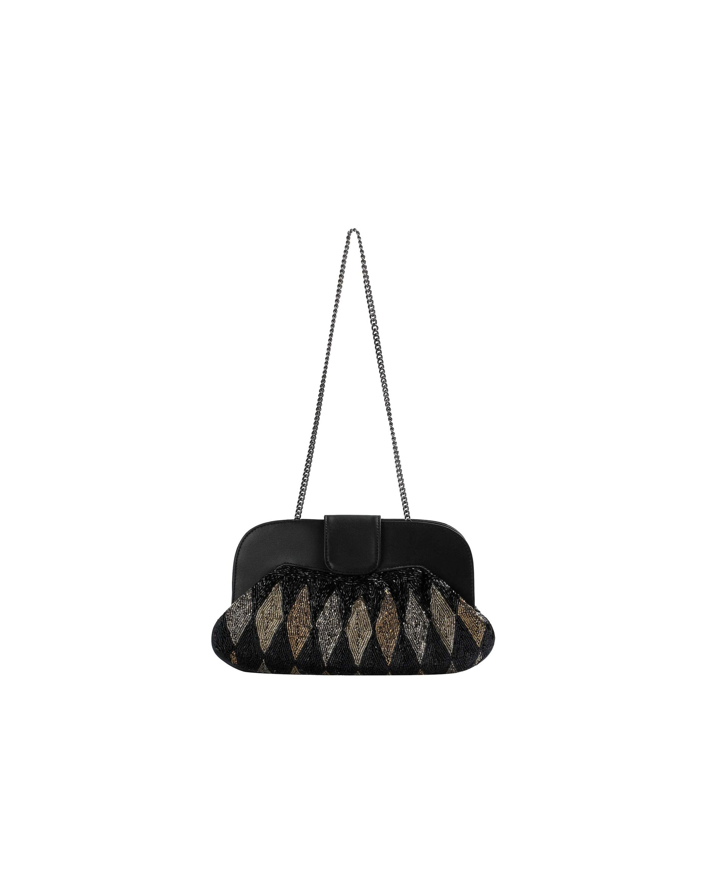 Scalpers Tasche in Schwarz: Vorderseite