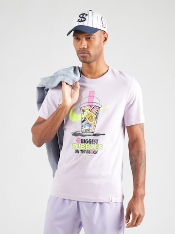 Nike Sportswear Shirt 'SOLE FOOD' in Purple: front