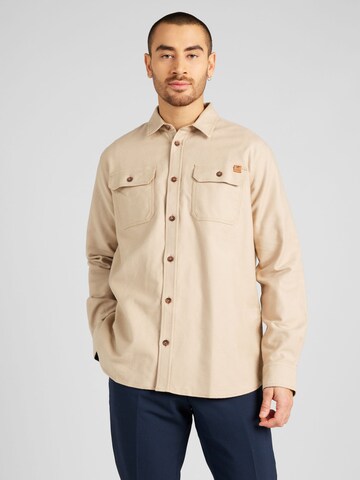 MAMMUT Outdoor jacket 'Tamaro' in Beige: front