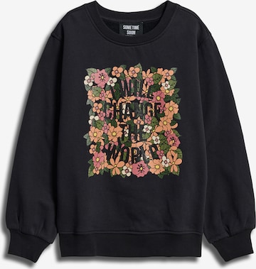 SOMETIME SOON Sweatshirt in Black: front