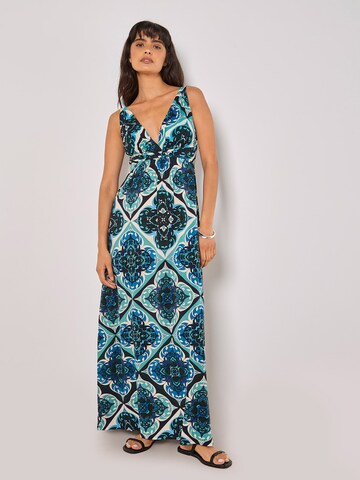 Robe ' ' Apricot en bleu