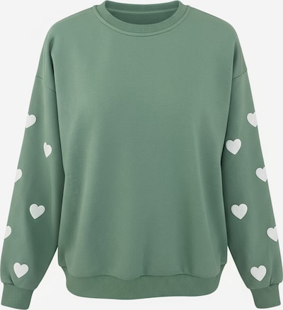studioselect Sweater majica 'Clara' u menta / bijela, Pregled proizvoda