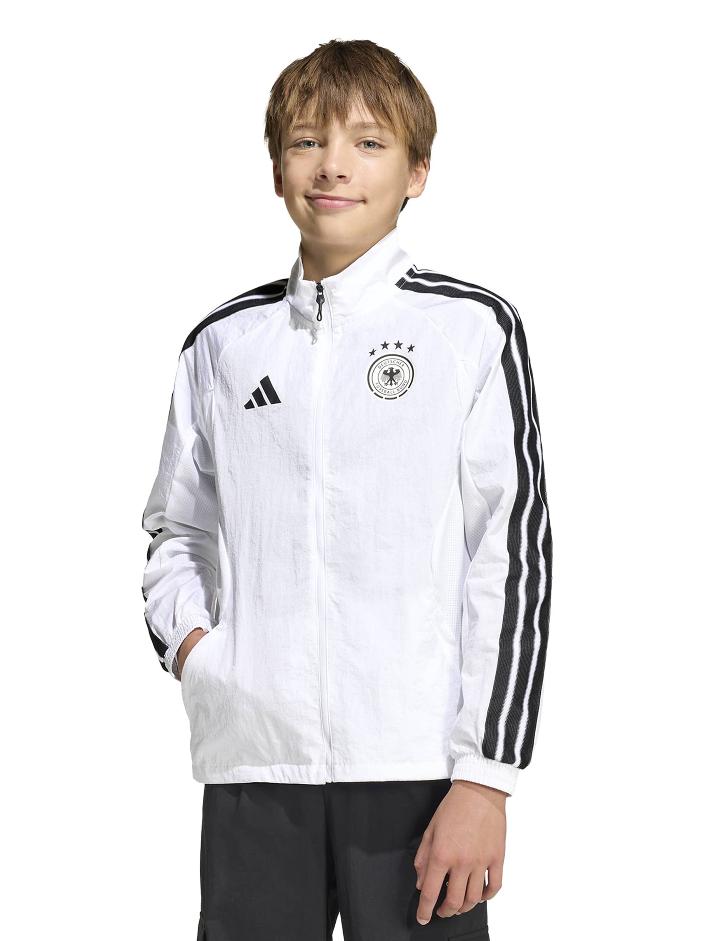 balts ADIDAS PERFORMANCE Sporta jaka 'DFB H AN': no priekšpuses