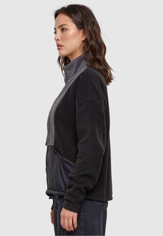 Urban Classics Fleece jacket in Black