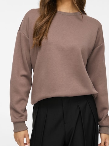 VILA Sweatshirt 'SANDY' in Brown