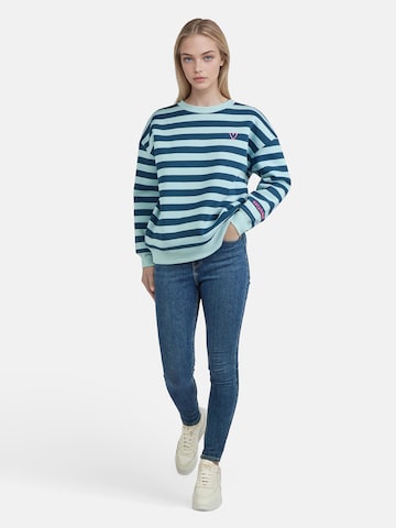 salzhaut Sweatshirt 'Veermaster' in Blauw