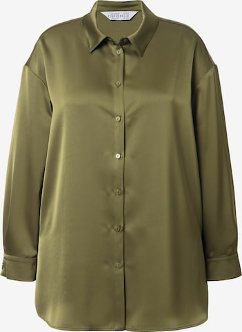 Studio Untold Blouse in Green: front