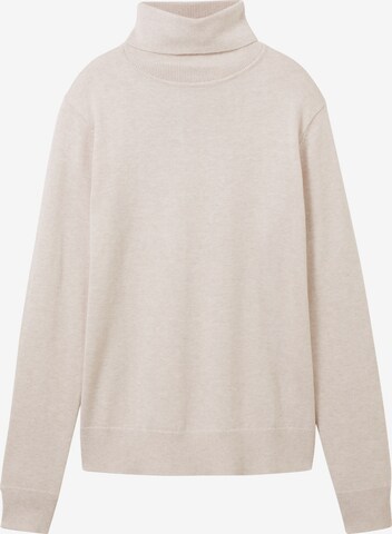 TOM TAILOR Sweater in Beige: front