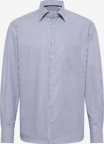 ETERNA Comfort fit Zakelijk overhemd in Blauw: voorkant