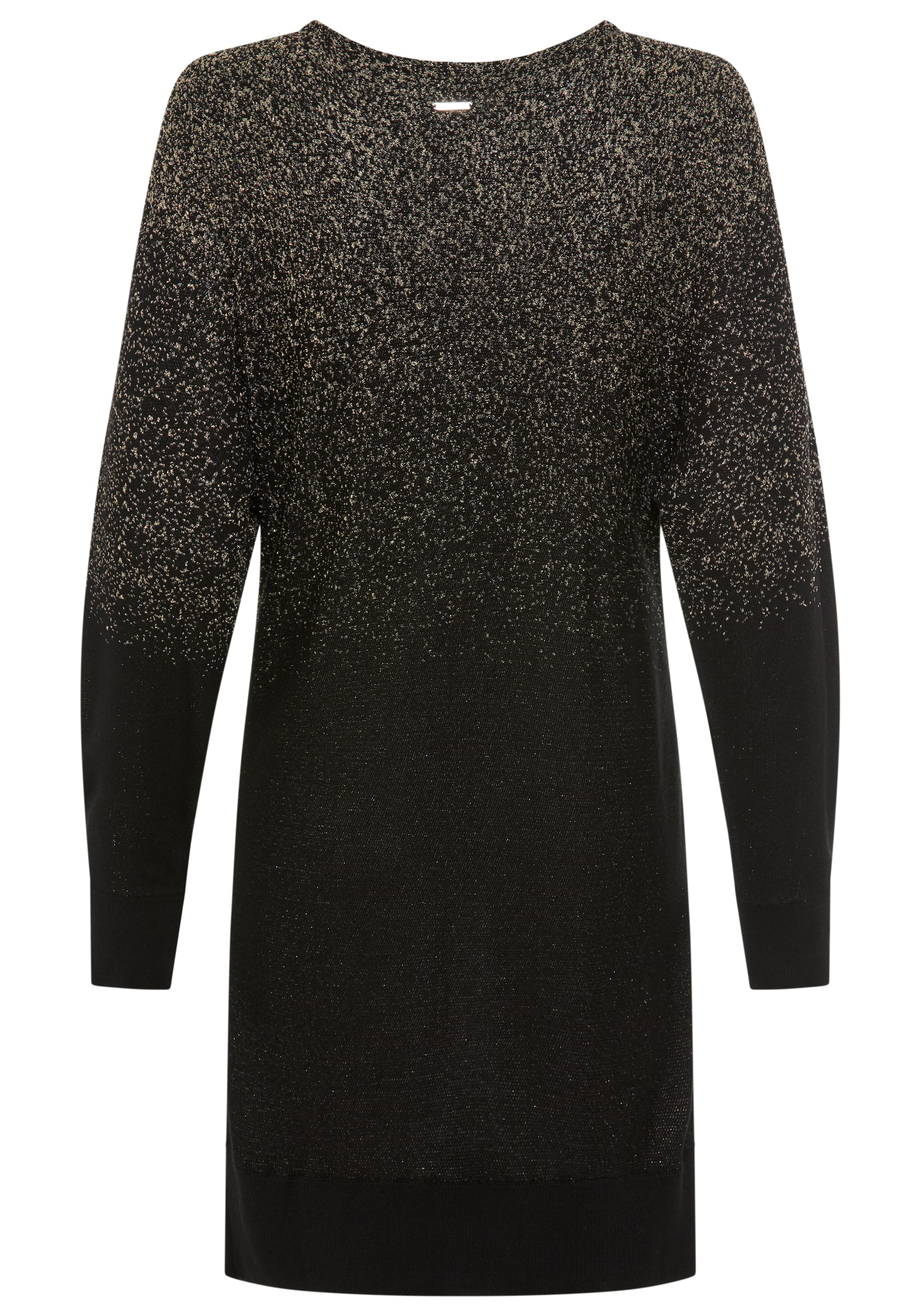 LAURA SCOTT Strickkleid in Schwarz: Vorderseite