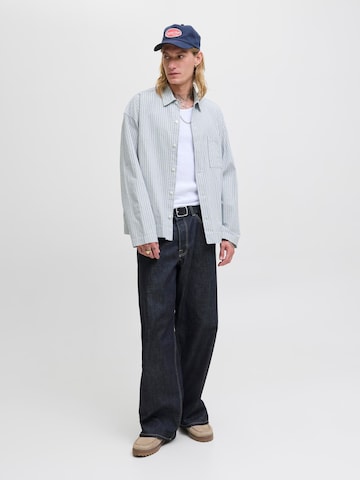 JACK & JONES - Ajuste confortable Camisa en azul