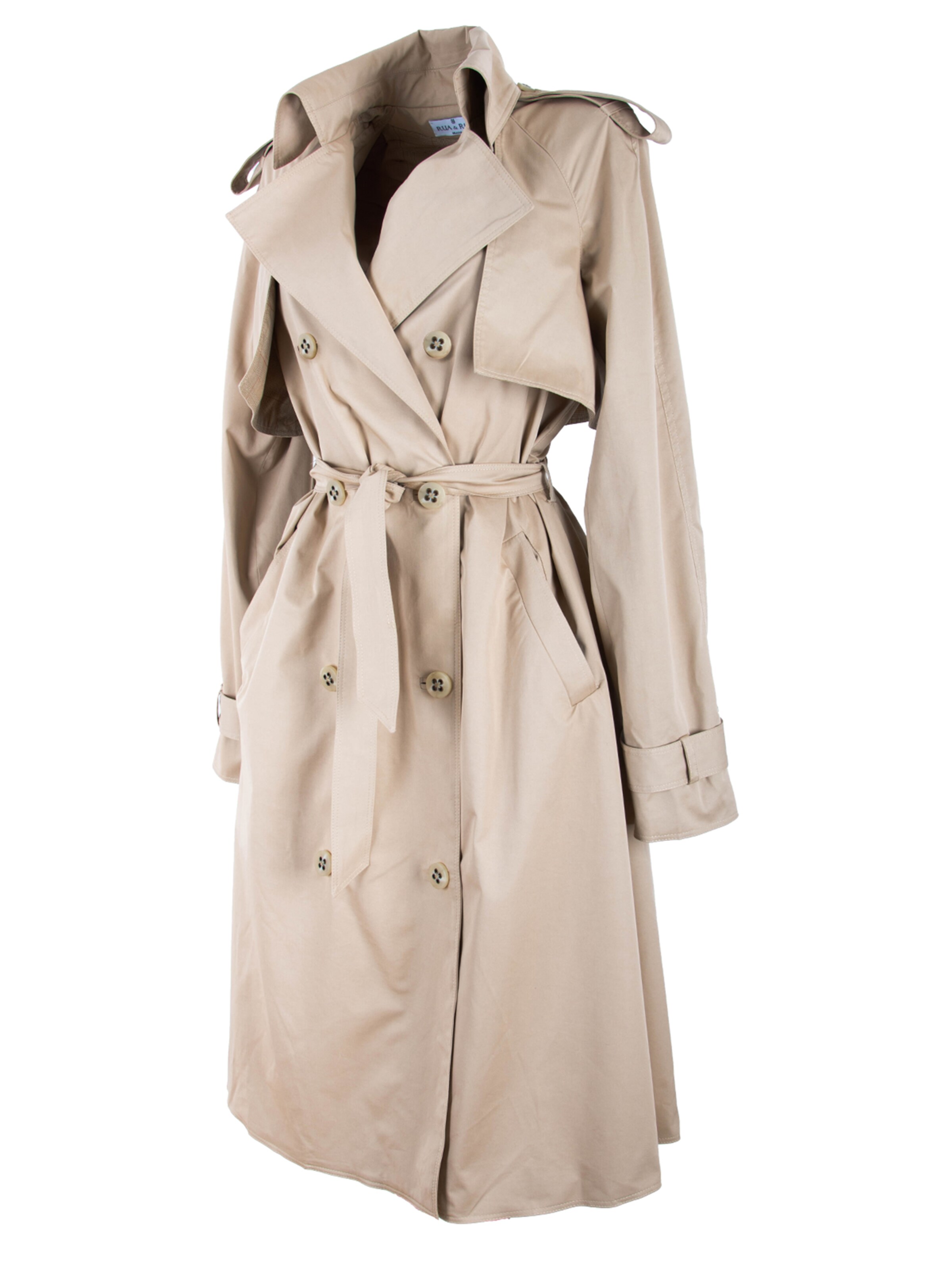 Rua & Rua Between-Seasons Coat in Beige
