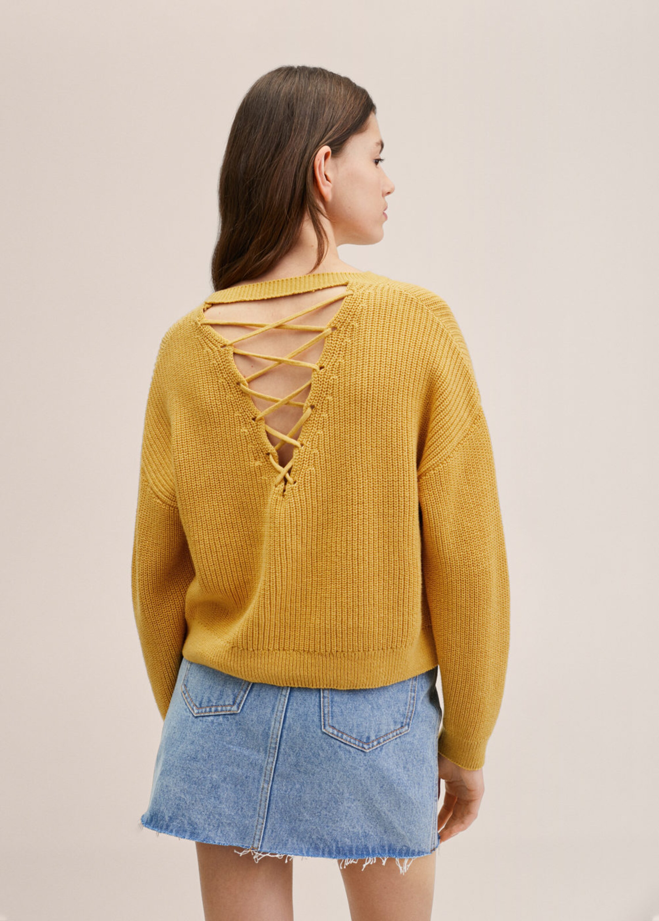 Kinder Teens (Gr. 140-176) MANGO TEEN Pullover 'Magarita' in Senf - NP99133 Kinder Teens (Gr. 140-176) MANGO TEEN Pullover 'Magarita' in Senf - NP99133