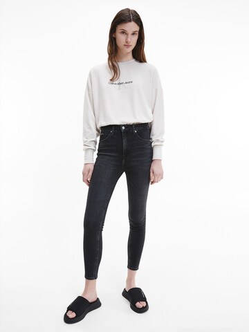 Calvin Klein Jeans Sweatshirt in Beige